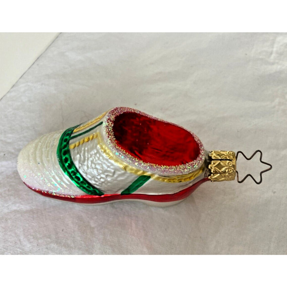 Inge Glas Athletic Shoe Christmas Ornament Germany Glass - Picture 5 of 5